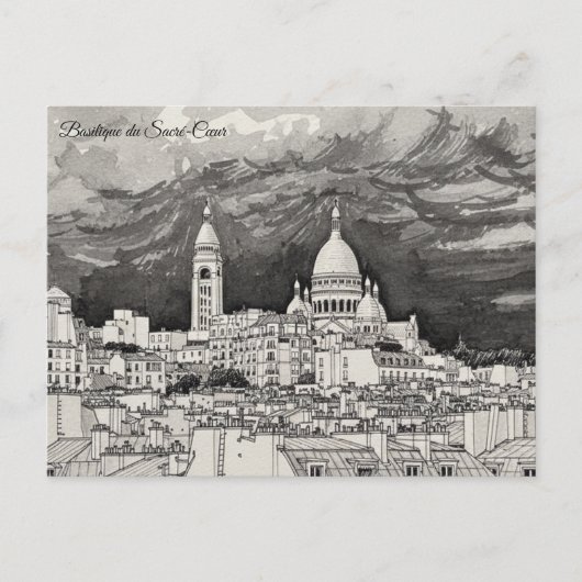 Carte Postale Basilique du Sacré-Cœur (Devant)