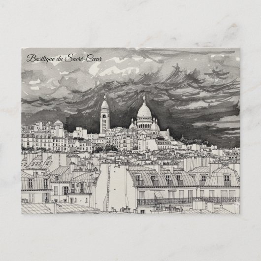 Carte Postale Basilique du Sacré-Cœur (Devant)