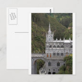 Carte Postale Basilique du sanctuaire de Las Lajas Colombie (Devant / Derrière)