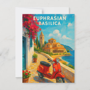 Carte Postale Basilique Euphrasienne Poreč Croatie Voyage Vintag