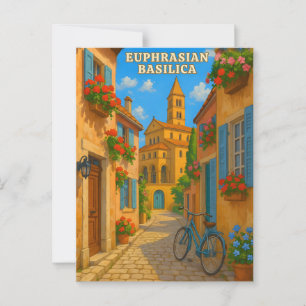 Carte Postale Basilique Euphrasienne Poreč Croatie Voyage Vintag