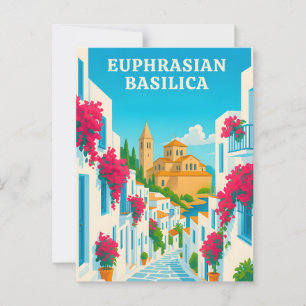Carte Postale Basilique Euphrasienne Poreč Croatie Voyage Vintag