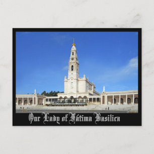 Carte Postale Basilique Notre-Dame de Fátima à Fátima, Portugal