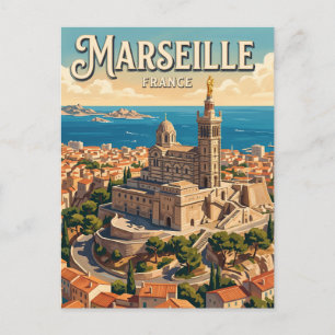 Carte Postale Basilique Notre-Dame de la Garde Marseille France