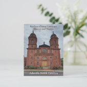 Carte Postale Basilique Saint-Laurent d'Asheville NC (Debout devant)