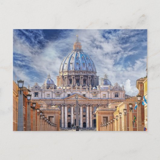 Carte Postale Basilique Saint-Pierre, Cité du Vatican, Rome (Devant)