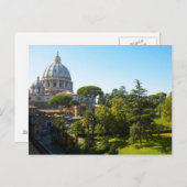 Carte Postale Basilique Saint-Pierre, Cité du Vatican, Rome, Ita (Devant / Derrière)