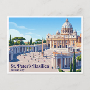 Carte Postale Basilique Saint-Pierre de la Cité du Vatican