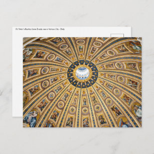 Carte Postale Basilique Saint-Pierre Dôme - Vatican, Rome, Itali