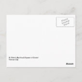 Carte Postale Basilique Saint-Pierre et Carré au coucher du sole (Dos)