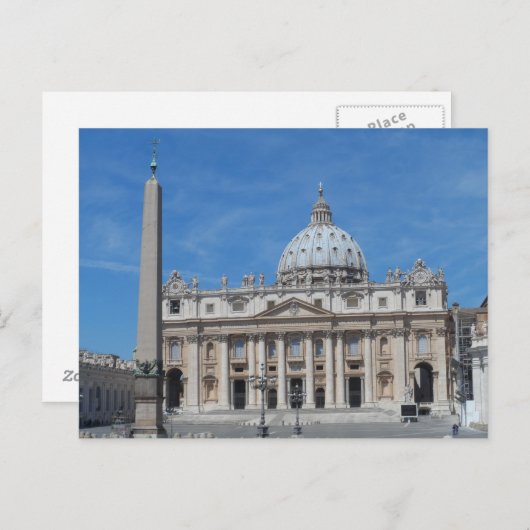 Carte Postale Basilique Saint-Pierre - Vatican (Devant / Derrière)