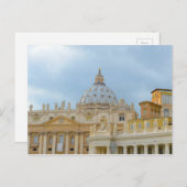 Carte Postale Basilique Saint-Pierre Vatican à Rome Italie (Devant / Derrière)