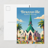 Carte Postale Basilique Sainte-Anne République du Congo (Devant / Derrière)