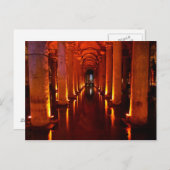 Carte Postale Basilique souterraine d'Istanbul (Devant / Derrière)