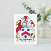Carte Postale Baskerville Family Crest (Debout devant)