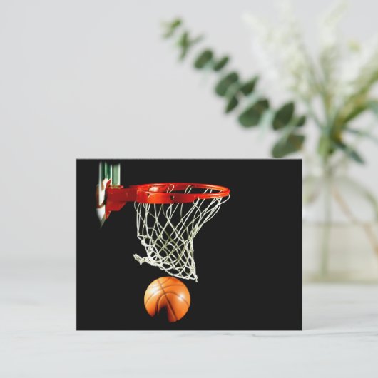 Carte Postale Basket (Debout devant)