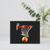 Carte Postale Basket (Debout devant)