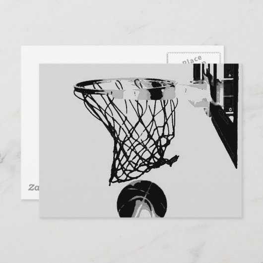 Carte Postale Basket (Devant / Derrière)