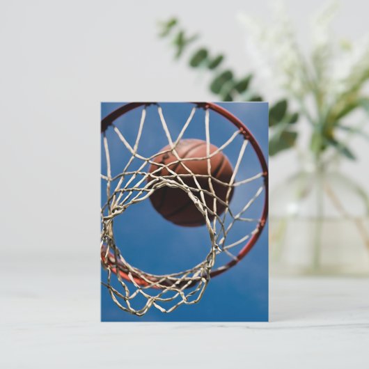 Carte Postale Basket (Debout devant)