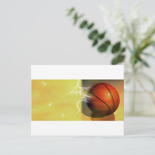 Carte Postale Basket (Debout devant)
