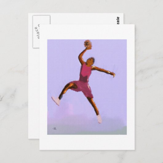 Carte Postale Basket-ball (Devant / Derrière)