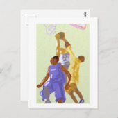 Carte Postale Basket-ball (Devant / Derrière)