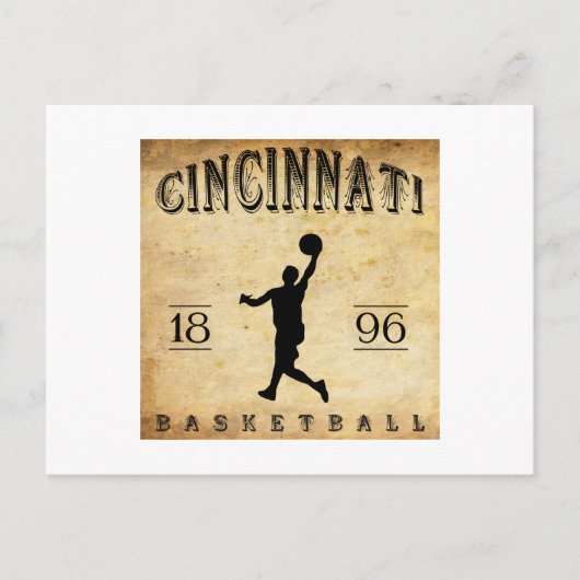 Carte Postale Basket-ball Cincinnati Ohio 1896 (Devant)