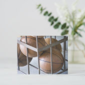 Carte Postale Basket-ball dans un panier (Debout devant)