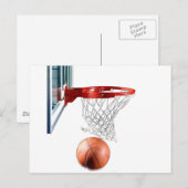 Carte Postale Basket-ball de la machine de notation (Devant / Derrière)
