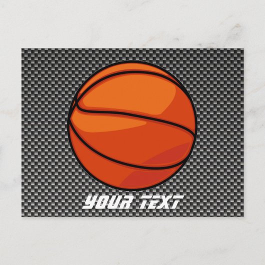 Carte Postale Basket-ball en fibre de carbone (Devant)