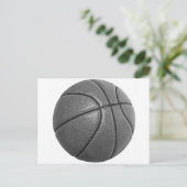 Carte Postale Basket-ball en niveaux de gris (Debout devant)