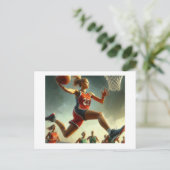 Carte Postale Basket-ball féminin, (Debout devant)