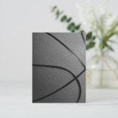 Carte postale Basket-ball noir et blanc (Debout devant)