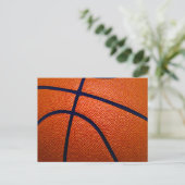 Carte Postale Basket-ball orange et noir (Debout devant)