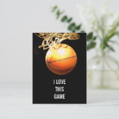 Carte Postale Basket-ball - Sports Illustration Art (Debout devant)