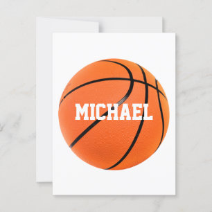 Carte Postale Basket-ball Votre nom
