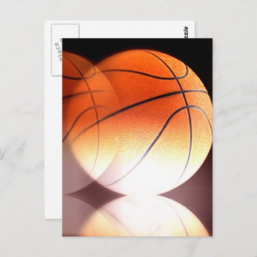 Carte Postale Basket roulant (Devant / Derrière)