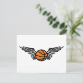 Carte Postale basketball ailé (Debout devant)
