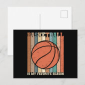 Carte Postale Basketball Belle conception (Devant / Derrière)