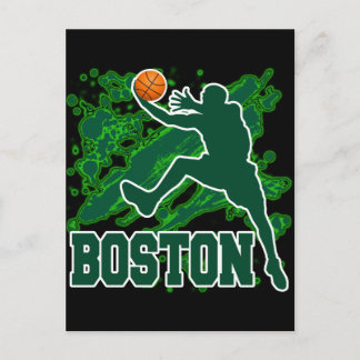 CARTE POSTALE BASKETBALL BOSTON