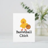 Carte postale Basketball Chick (Debout devant)