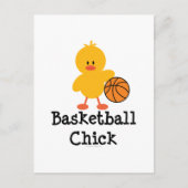 Carte postale Basketball Chick (Devant)