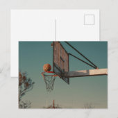 Carte Postale Basketball Cool (Devant / Derrière)