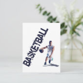 Carte Postale Basketball Dribble (Debout devant)
