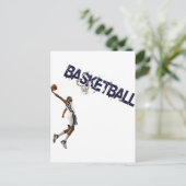 Carte Postale Basketball Dunk (Debout devant)