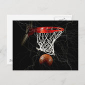 Carte Postale Basketball Love Action Motivation (Devant / Derrière)