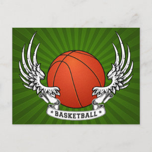 Carte postale Basketball Wings