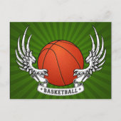 Carte postale Basketball Wings (Devant)