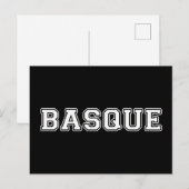 Carte Postale Basque (Devant / Derrière)
