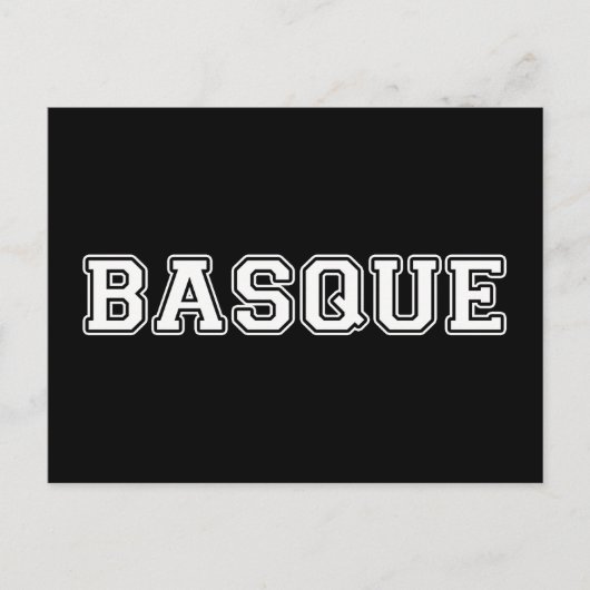 Carte Postale Basque (Devant)